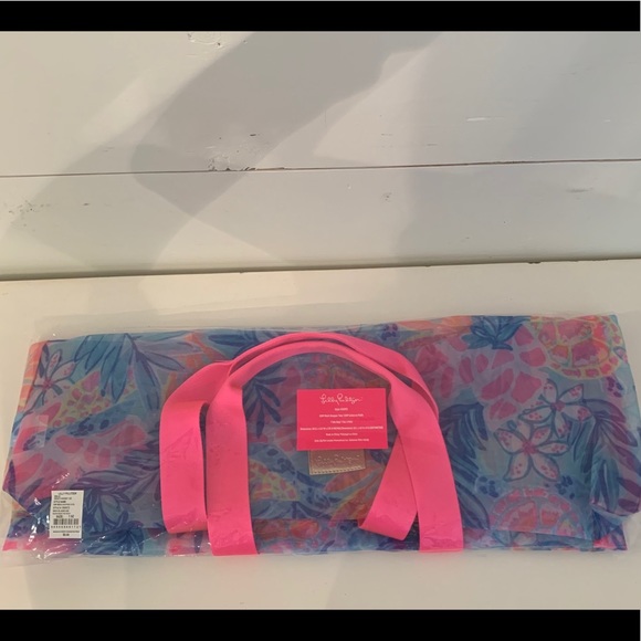🌺Lilly Pulitzer Oversized Meshed Tote🌺 - Picture 4 of 4